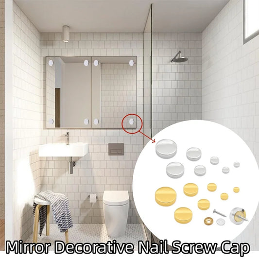 Decorative Mirror Screw Cap Covers | Stainless Steel 10–16mm Decorative Screw Caps Oasis Select