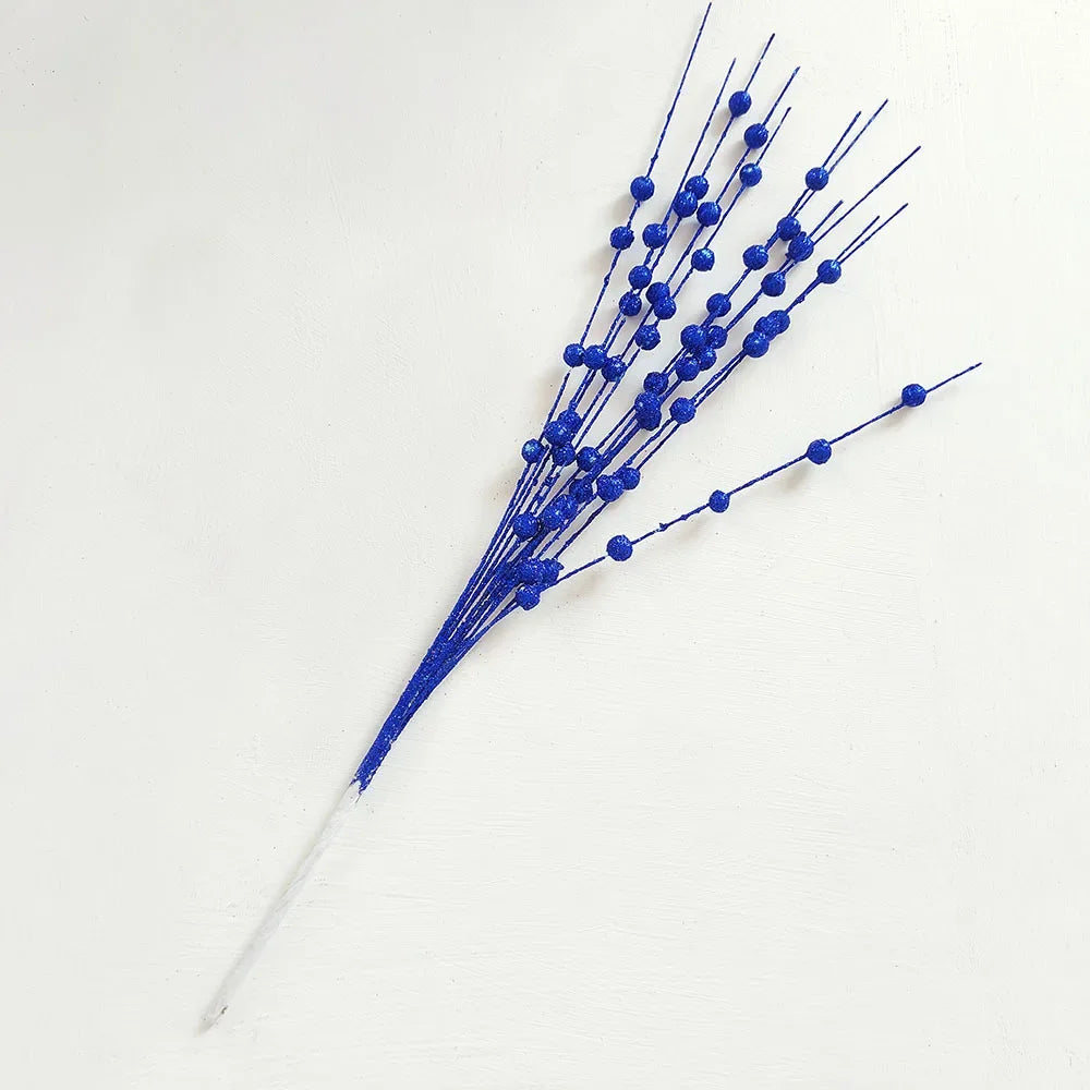 43cm Glitter Berry Artificial Stems | Christmas Tree Ornaments