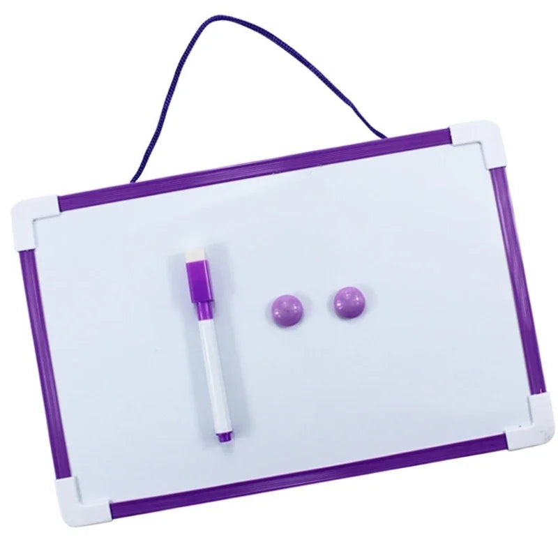 Double-Sided Magnetic Whiteboard Set – Kids Drawing & Memo Board