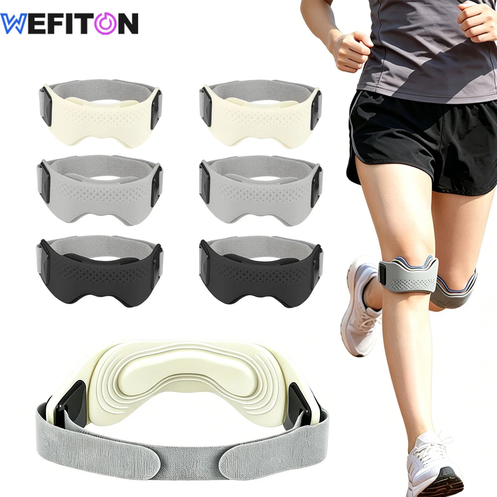 Silicone Patellar Tendon Support Strap Knee Brace for Women Men - Adjustable Non-Slip Patella Band Support Stabilizer for Sports Peaceful Pleasures Health and Wellness