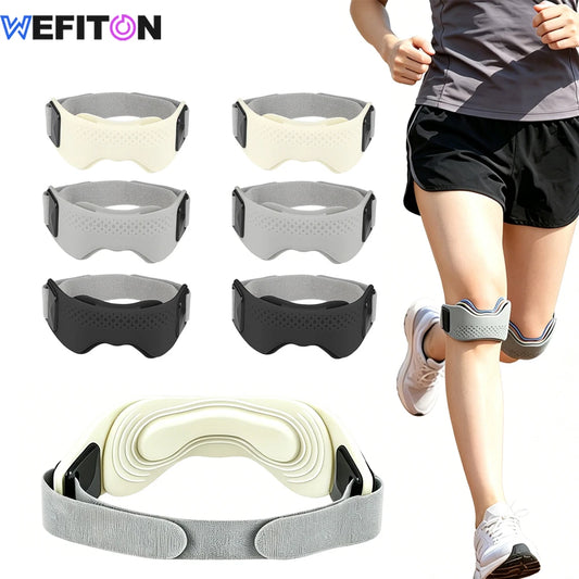 Silicone Patellar Tendon Support Strap Knee Brace for Women Men - Adjustable Non-Slip Patella Band Support Stabilizer for Sports Peaceful Pleasures Health and Wellness