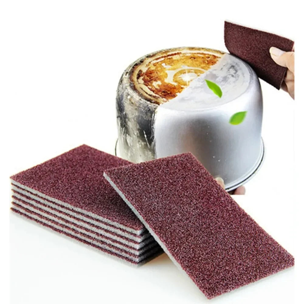 Nano Carborundum Kitchen Scouring Sponge Set | 5 or 10 Pcs