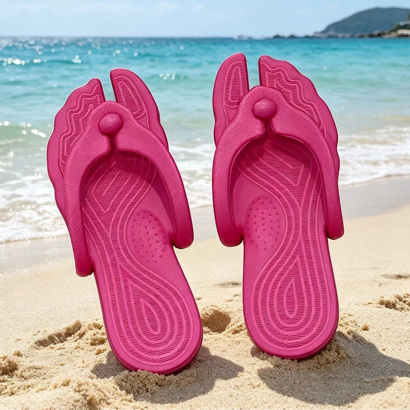 Foldable Travel Slippers – Lightweight EVA Slides Women & Men