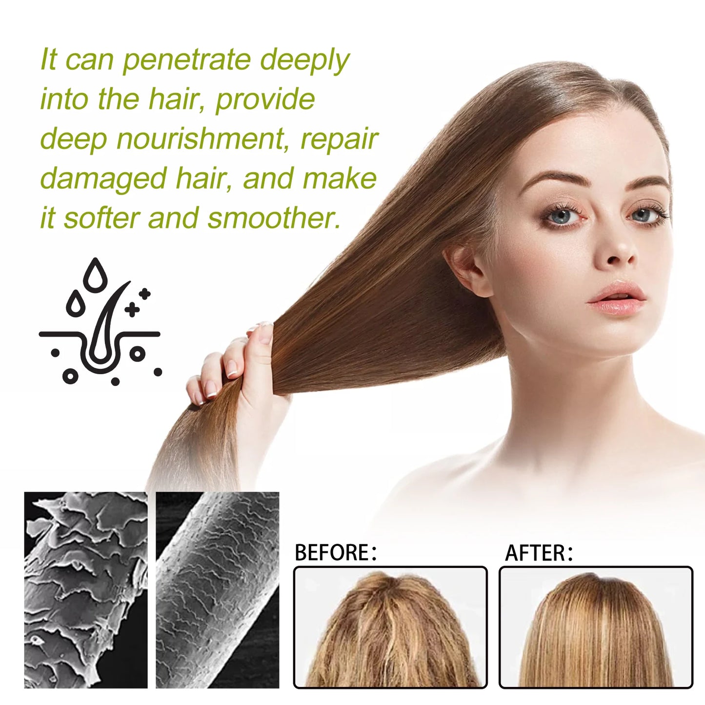 Amla Oil Shampoo Anti Loss Strengthen Root Repair Damaged Hair Anti-Breakage Conditioner Reduce Split Ends Nourishing Hair Mask Peaceful Pleasures Health and Wellness