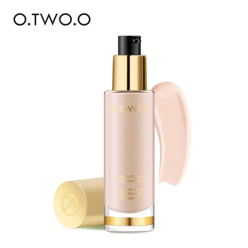 O.TWO.O 8-Shade Liquid Foundation – Waterproof Full Coverage
