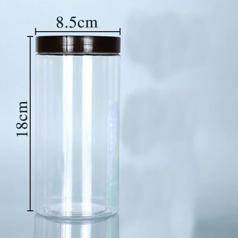 PET Clear Sealed Food Storage Jar – Wide Mouth Airtight Container