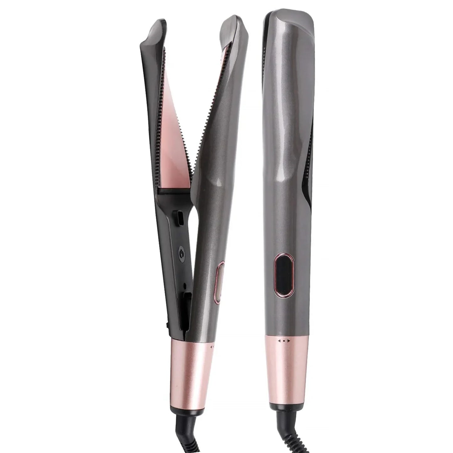 Hair Straightener And Curler 2 in 1 Ceramic Tourmaline Twist Straightening Curling Hair Styling Flat Iron Tool Dual Voltage Peaceful Pleasures Health and Wellness NO BOX 105 United States US