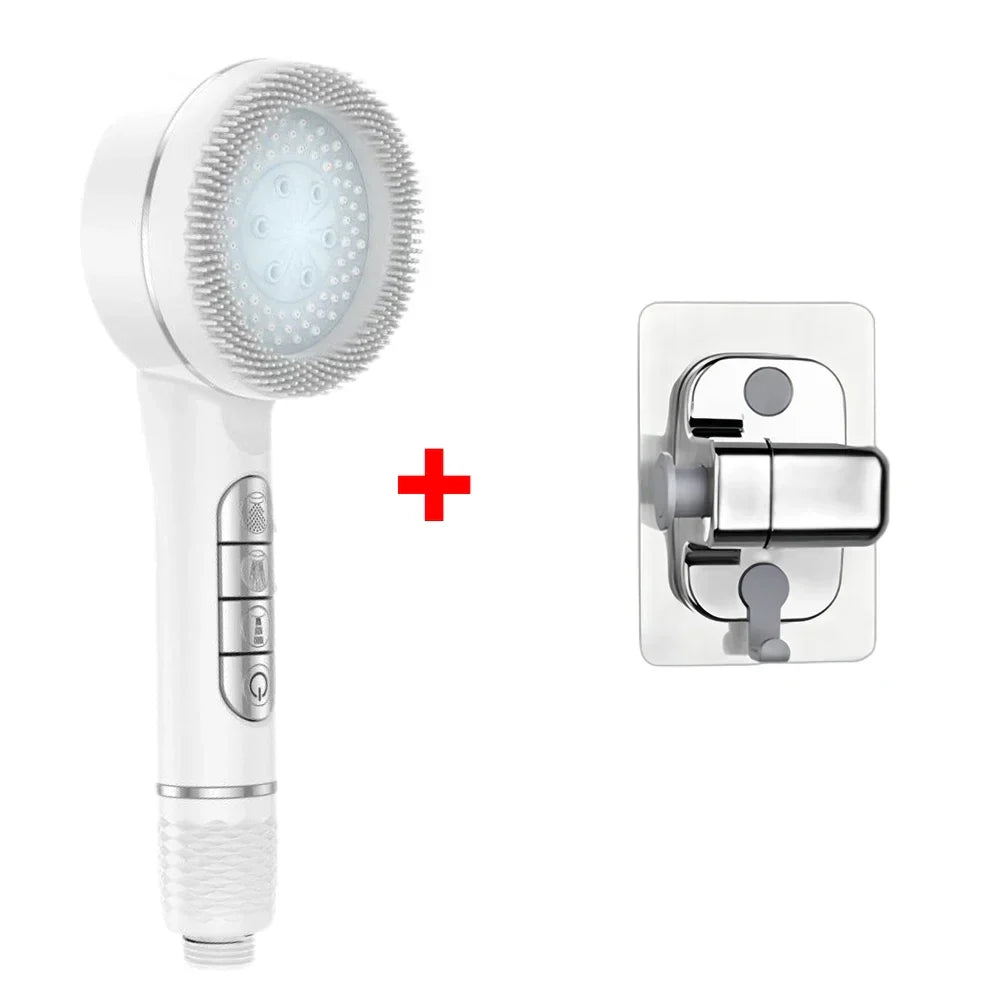 4-Mode High Pressure Self-Cleaning Shower Head with Filter