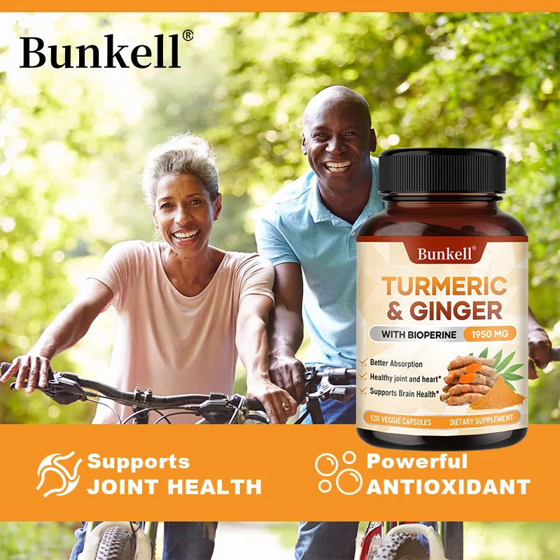 Turmeric Curcumin Ginger Supplement for Joint Comfort Peaceful Pleasures Health and Wellness