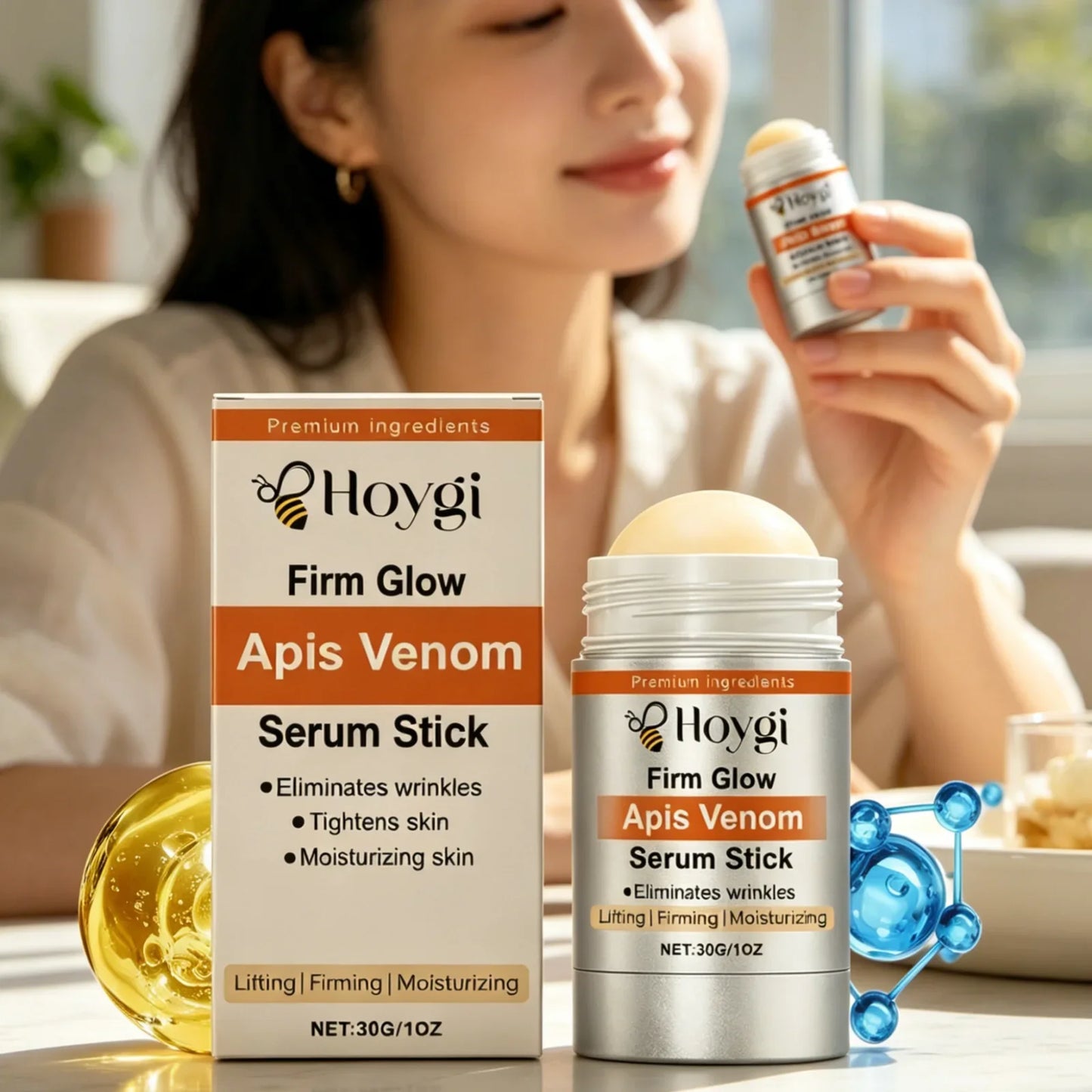 Hoygi Bee Venom Facial Serum Stick – Anti-Aging & Firming 30g