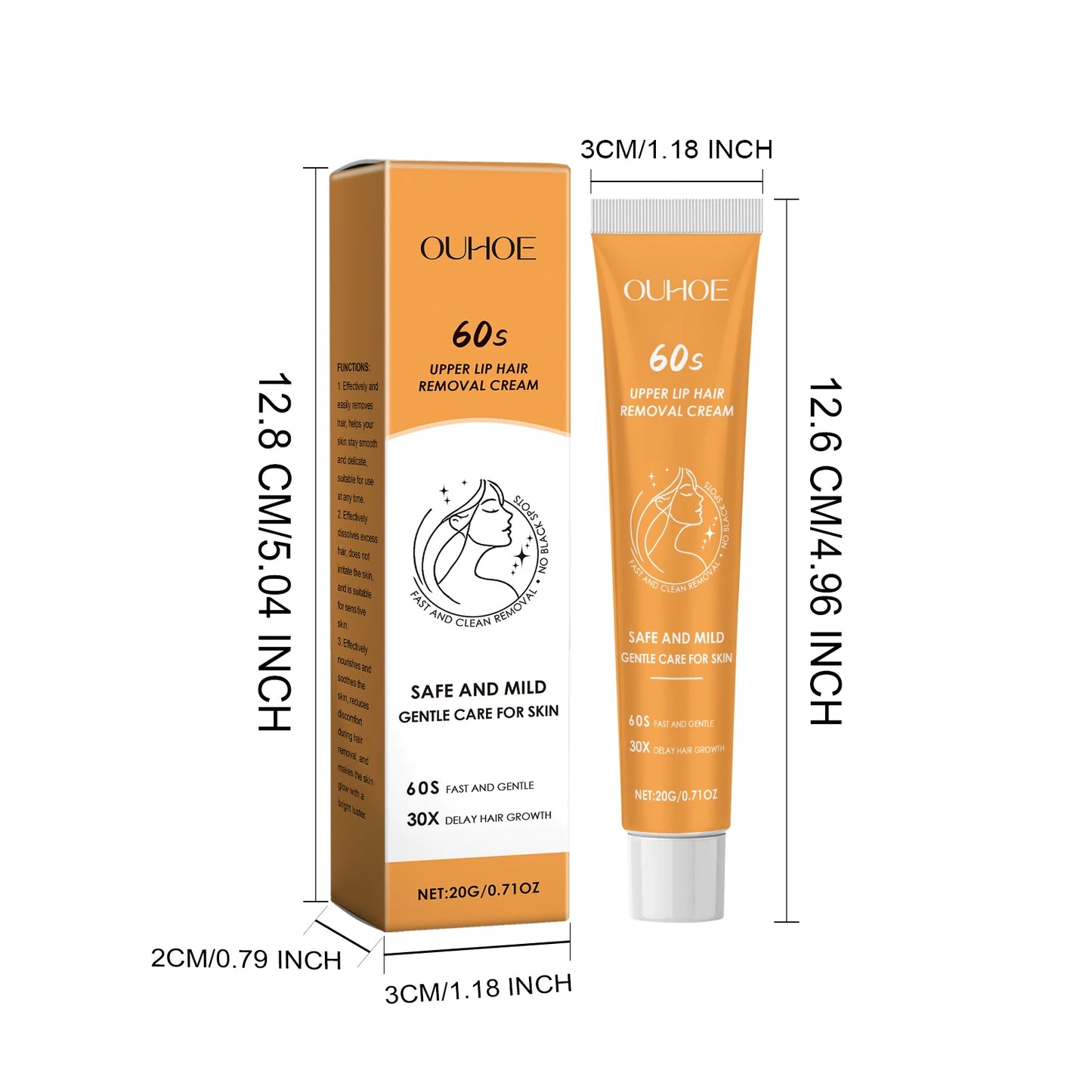 Painless Hair Removal Cream – Face, Legs & Body