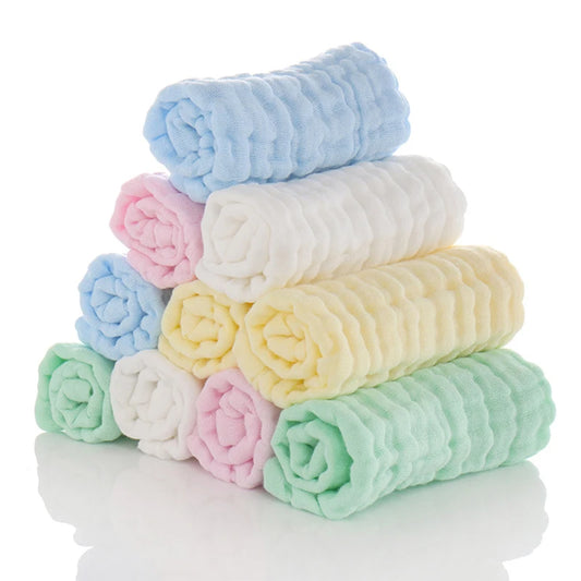6-Layer Muslin Cotton Baby Wash Cloths – Soft & Absorbent Baby Wash Cloth Peaceful Pleasures Health and Wellness