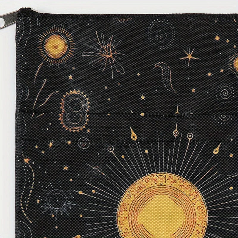 Book Sleeve with Zipper – Washable Fabric Book Cover Protector