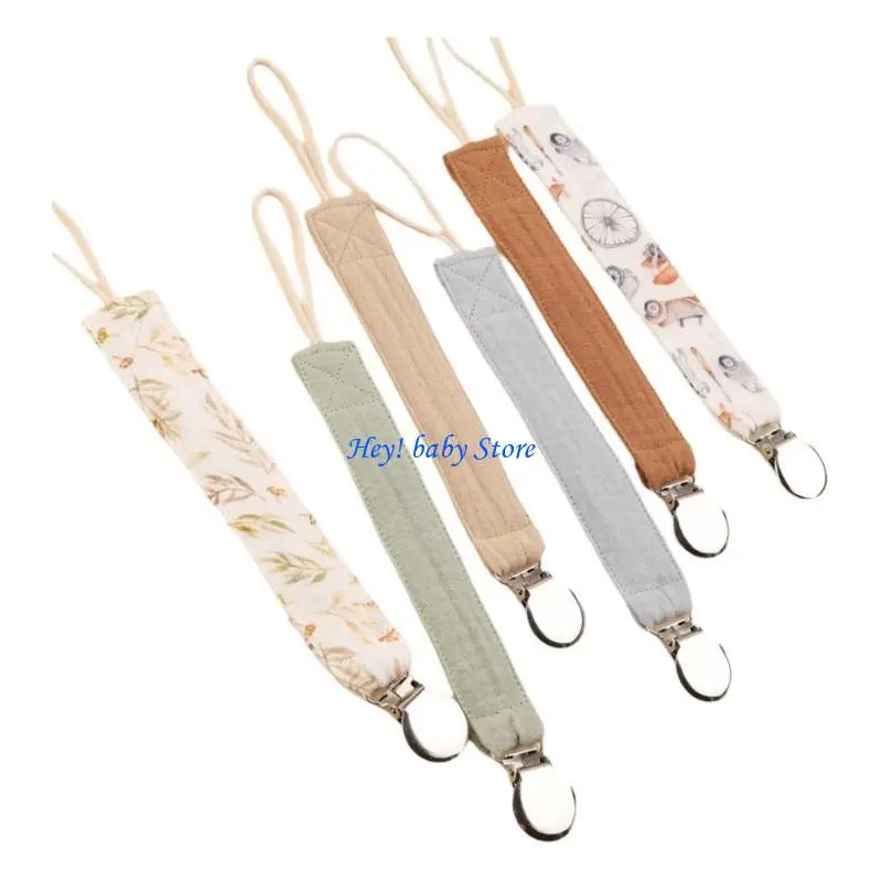6-Pack Baby Pacifier Clips & Soother Chain Straps | Newborns