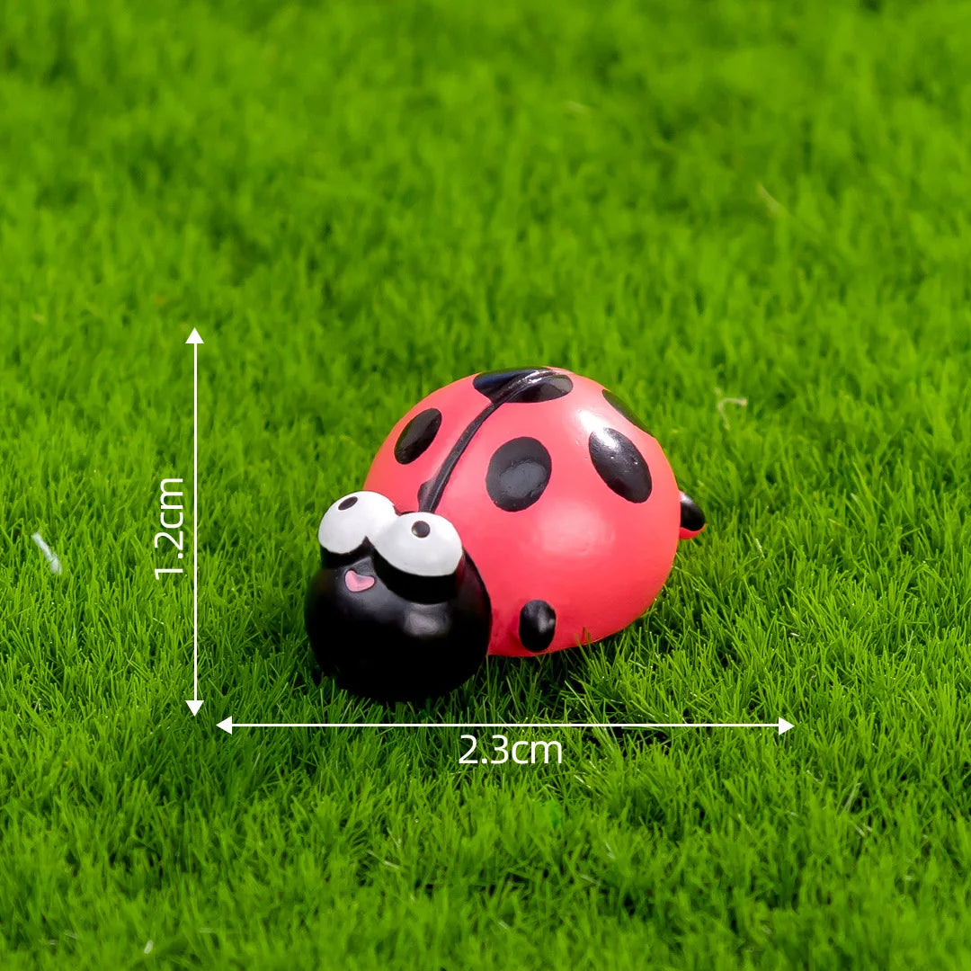 Cartoon Caterpillar & Snail Mini Figurines | Desk Decor
