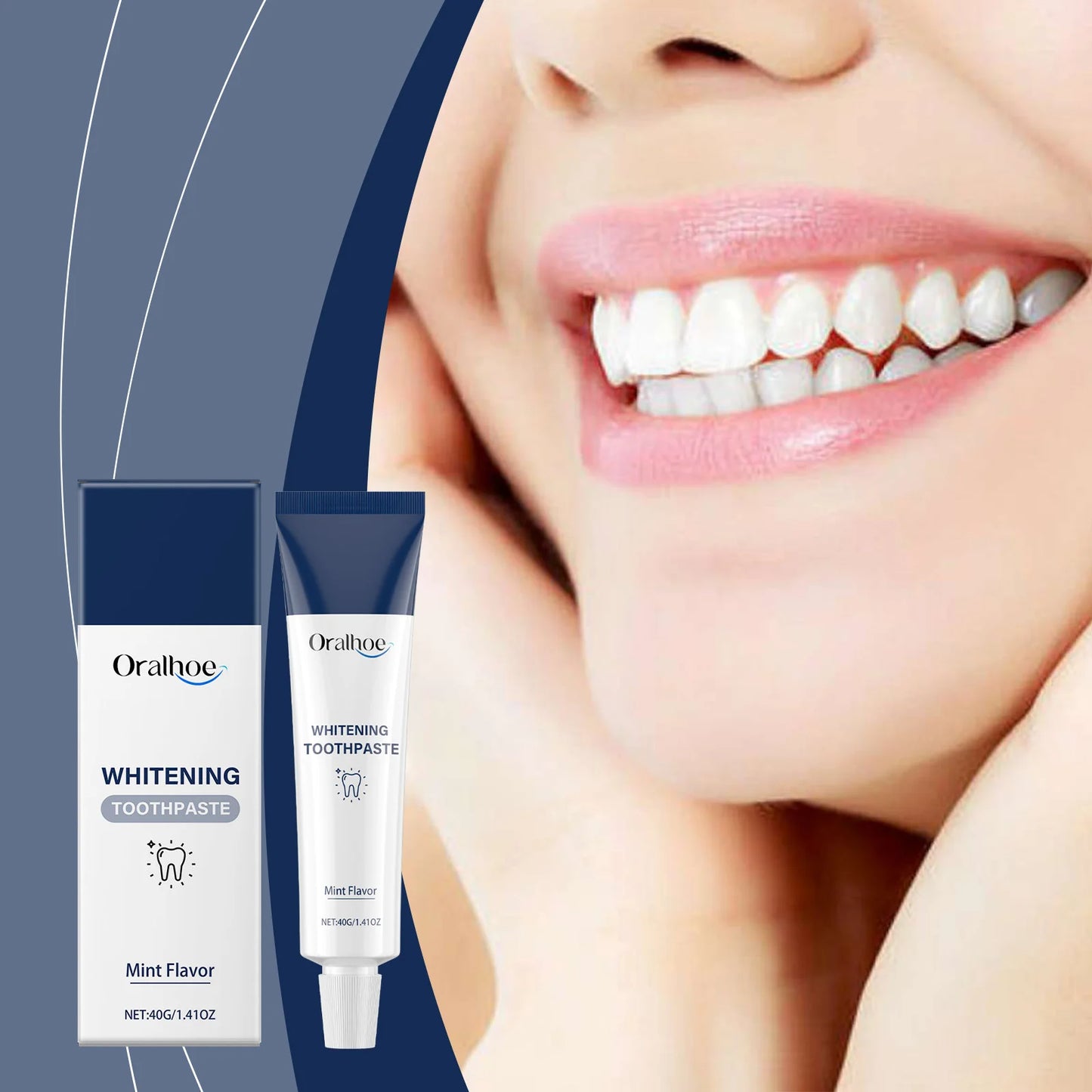 Oralhoe Whitening Toothpaste – Stain Removal & Fresh Breath