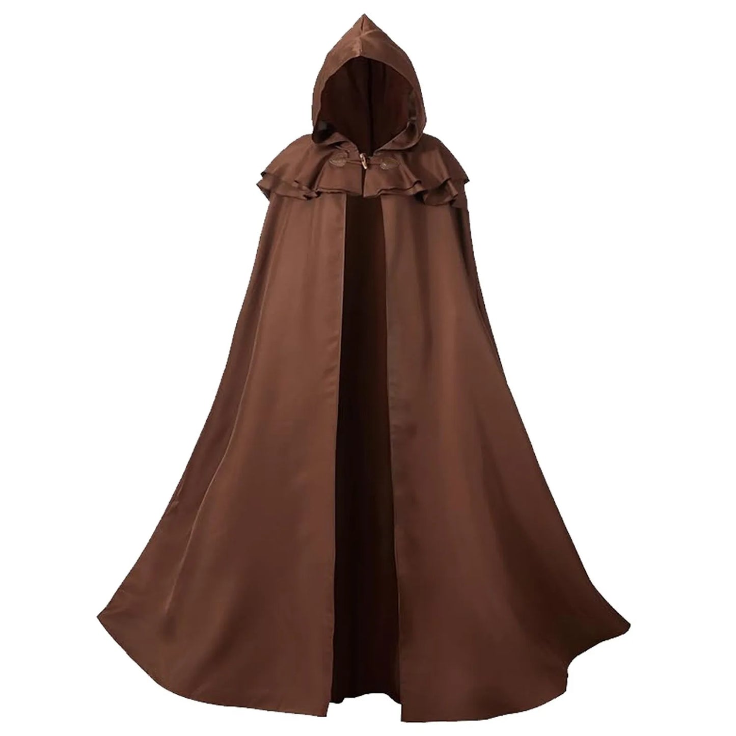 Medieval Hooded Cloak Cape – Gothic Knight Cosplay Robe Coat