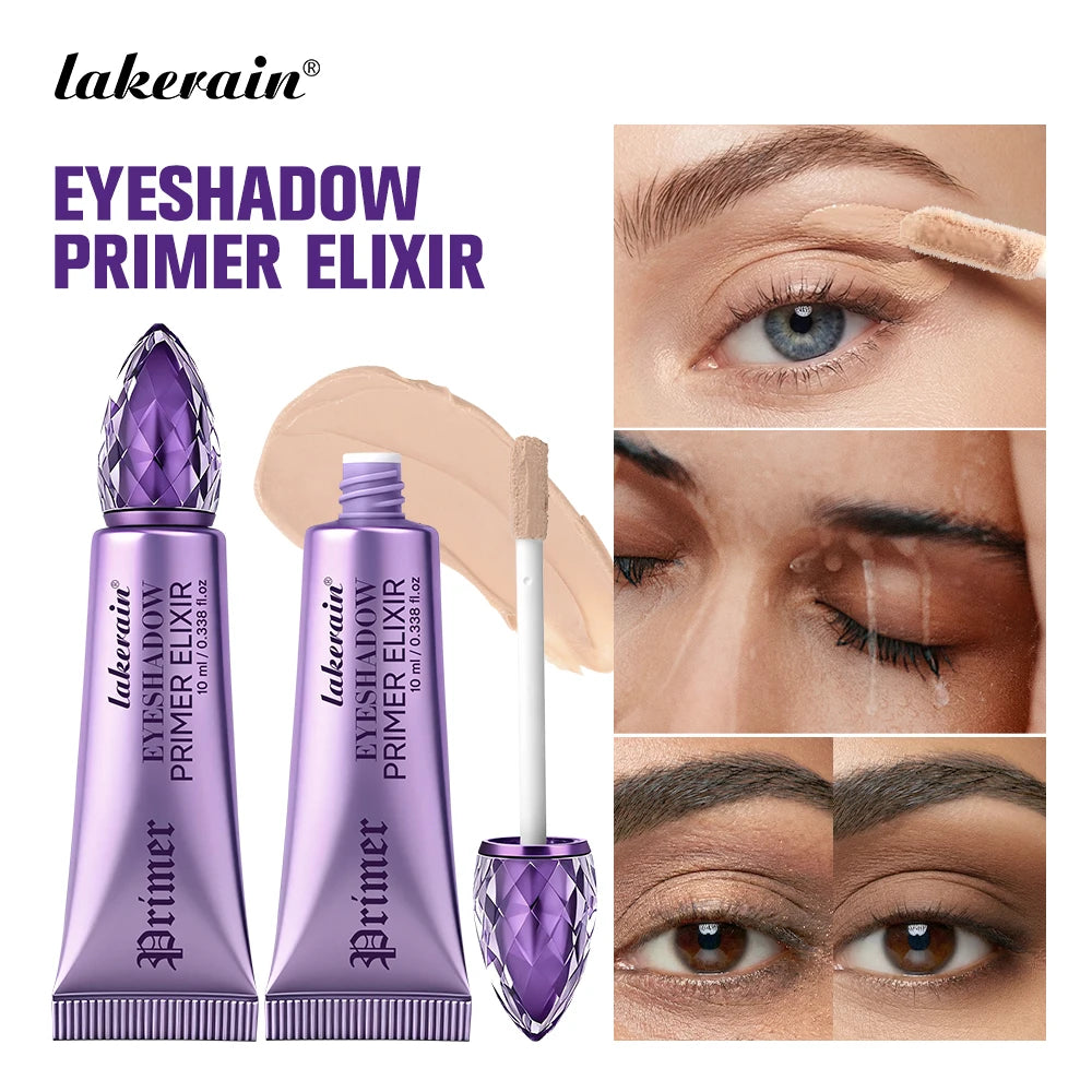 Nude Eyeshadow Primer Potion Waterproof Eye Base Primer Long Lasting Smooth Eye Makeup Cosmetics Peaceful Pleasures Health and Wellness 2pcs