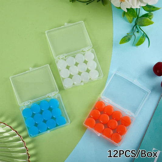 12-Pack Moldable Silicone Earplugs – Sleep, Swim & Noise Reduction Moldable Earplugs Oasis Select
