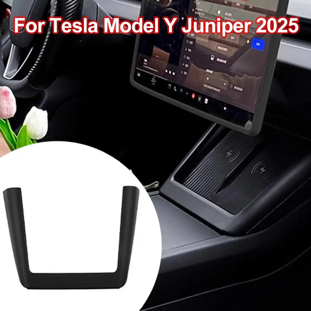 Tesla Model Y Juniper 2025 Wireless Charging Console Trim Frame