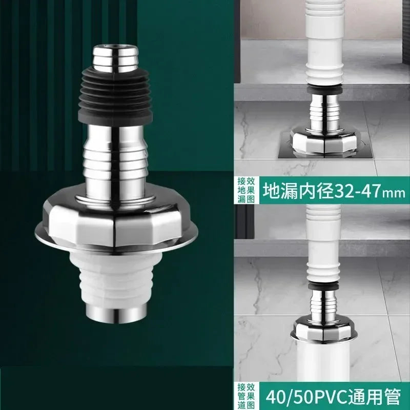 Washing Machine Floor Drain Adapter – Anti-Overflow Elbow Connector