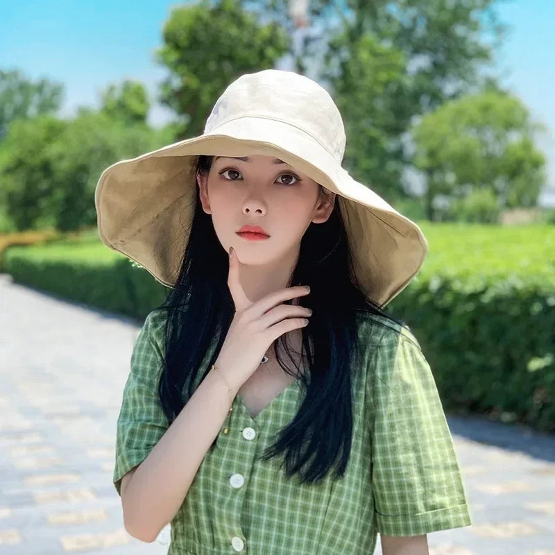 Women's Wide Brim UPF 50+ Sun Hat | Foldable Beach Hiking