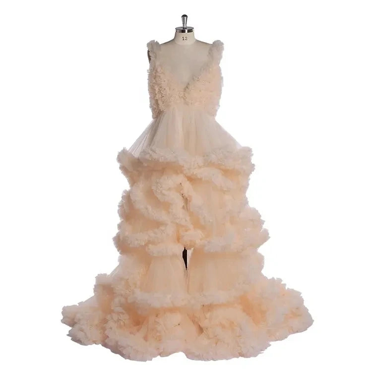 Split Flowy Maternity Photography Dress Photoshoot Baby Shower платье для беременных فساتين حوامل vestidos para embarazadas Peaceful Pleasures Health and Wellness A 5 US 4 China Mainland