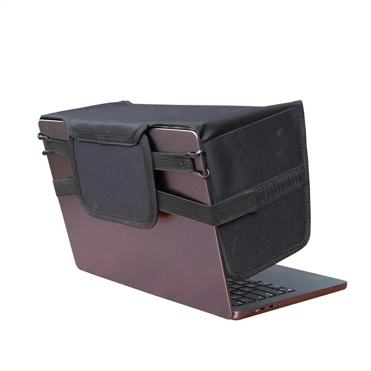Foldable Laptop Sunshade & Privacy Visor for Outdoor Use