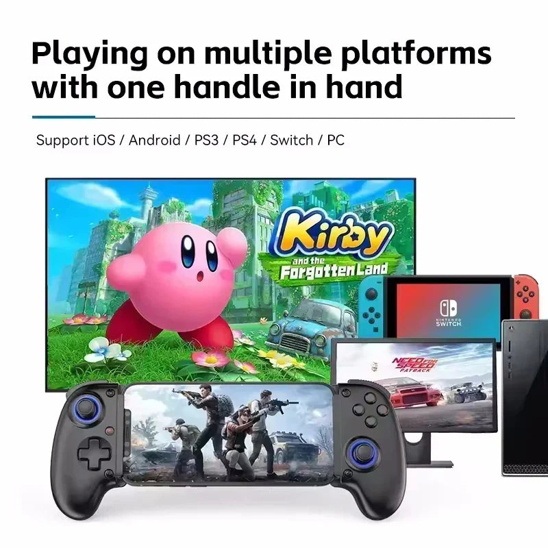 AyeBeau D11 Bluetooth Gamepad – Switch PS4 iOS Android Hall Kit