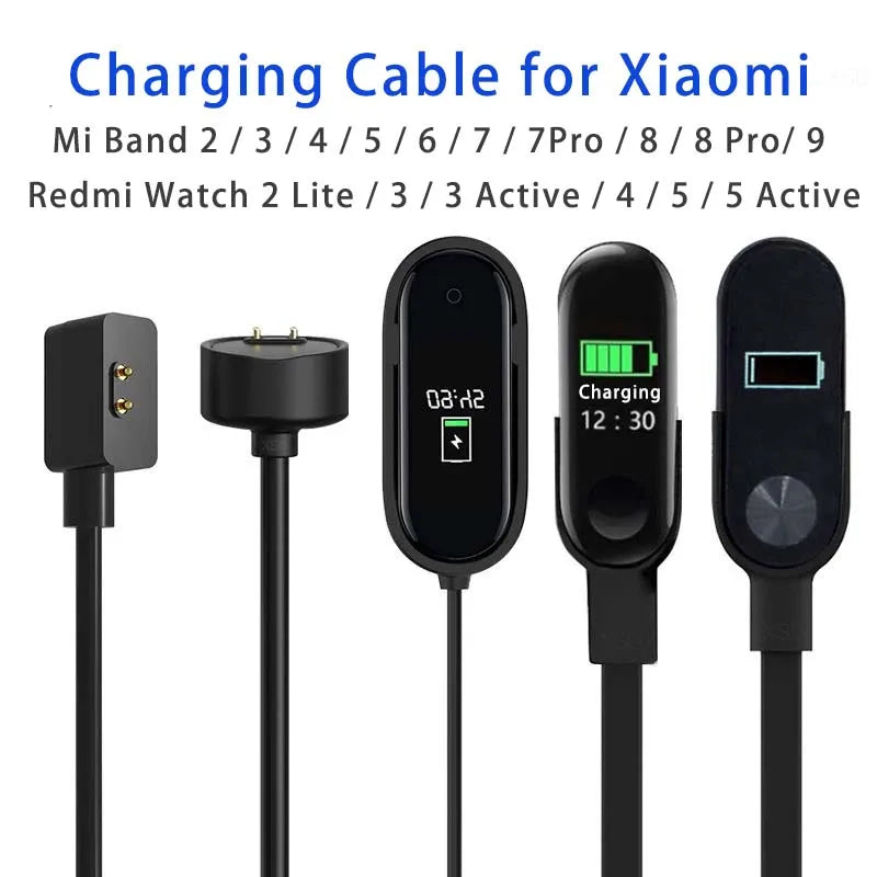 Magnetic USB Charger for Xiaomi Mi Band 9 8 7 6 & Redmi Watch Peaceful Pleasures Health and Wellness