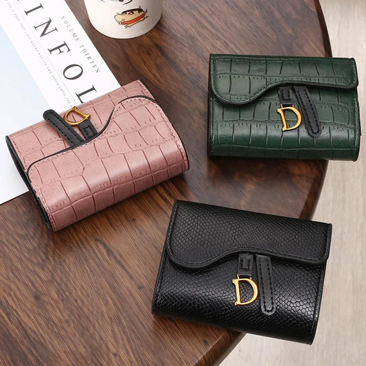 Women's Mini PU Leather Wallet & Multi-Card Holder Clutch Mini Leather Wallet Peaceful Pleasures Health and Wellness