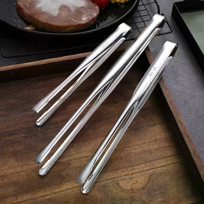 Stainless Steel BBQ & Kitchen Tongs | Reusable Food Tongs