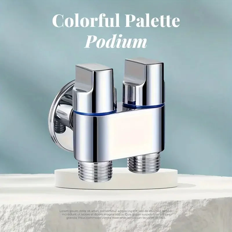 Stainless Steel Handheld Bidet Sprayer Set | Dual Outlet Valve