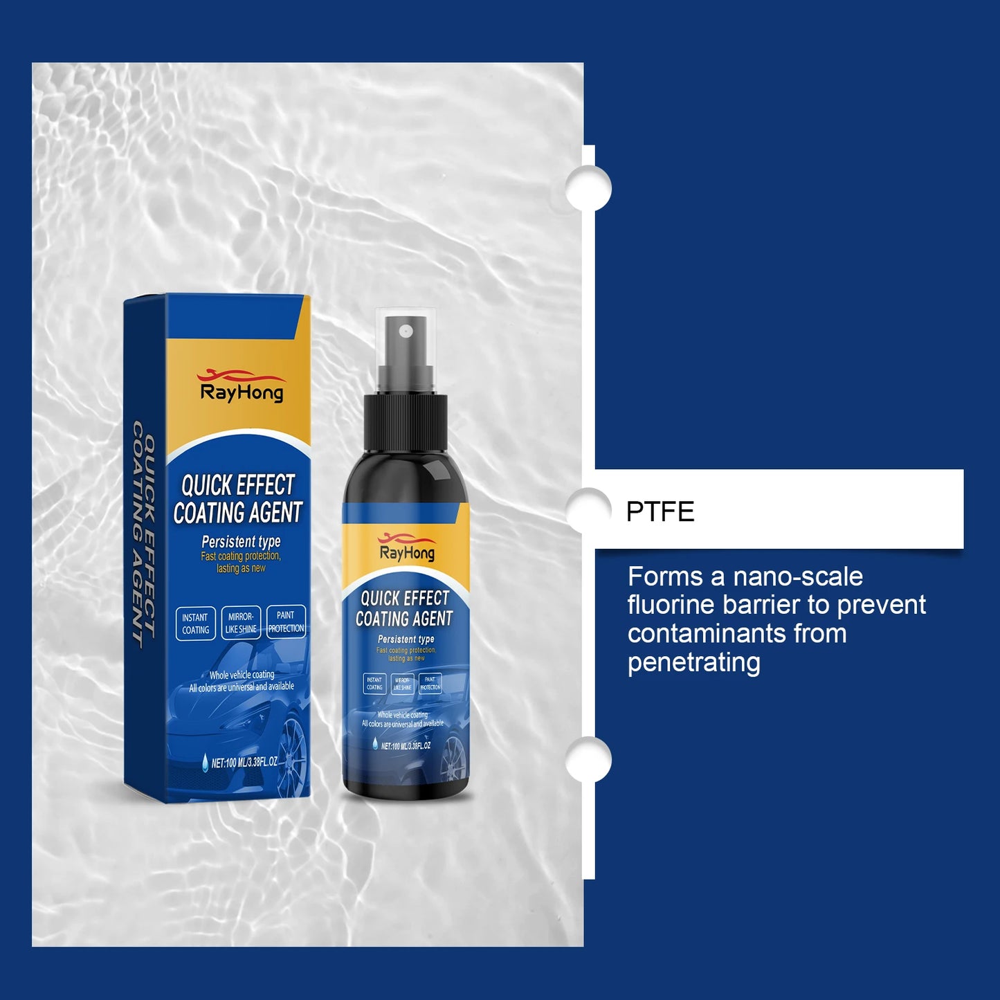 Rayhong Car Coating Spray | Gloss, Antifouling Paint Protection