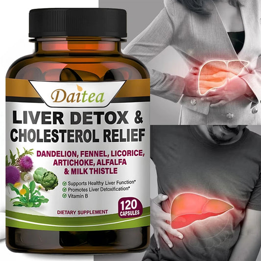 Liver Cleanse Detox & Repair – Milk Thistle, Artichoke, Dandelion Liver Detox Supplement Peaceful Pleasures Health and Wellness
