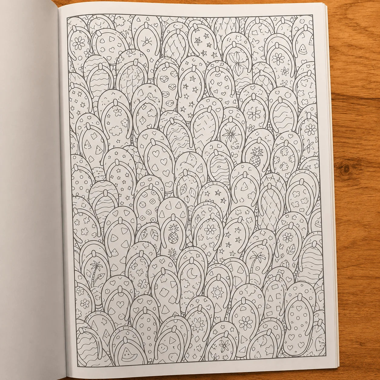 28-Page Adults Teens Trace Book Cute Monster Doodles Relaxing Anti