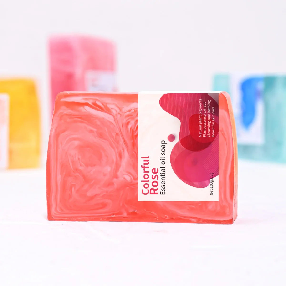 Damascus Rose Handmade Bath Soap 100g – Moisturizing Cleansing Bar