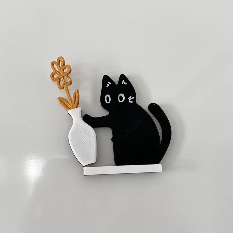 Magnetic Acrylic Cat Keepsake Box | Cat Hair Memorial Storage Cat Keepsake Magnet Peaceful Pleasures Health and Wellness