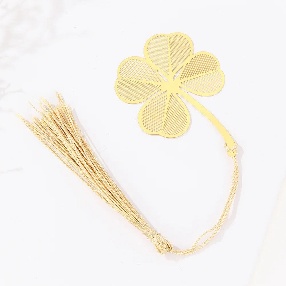 Leaf Vein Office Chinese Style Retro Book Clip Book Holder Page Clip Bookmark Leaf Bookmark Hollow Book Mark Metal Bookmarks Peaceful Pleasures Health and Wellness type1