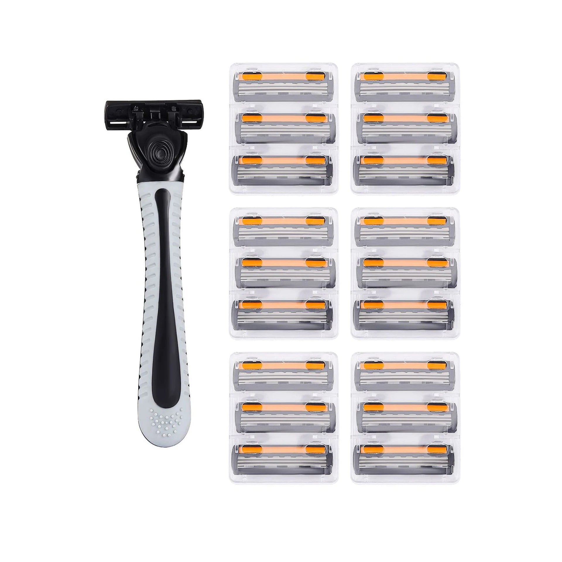 Shaver Brand New Design Men Razor Shaving Three Layer Shaver Reusable Razor Imported Blade Multi Tool Head Replace Peaceful Pleasures Health and Wellness