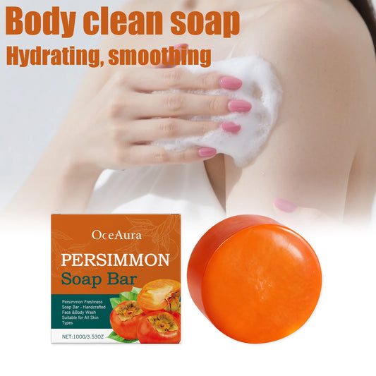 Persimmon Body Soap Bar 100g | Moisturizing Pore Cleanser