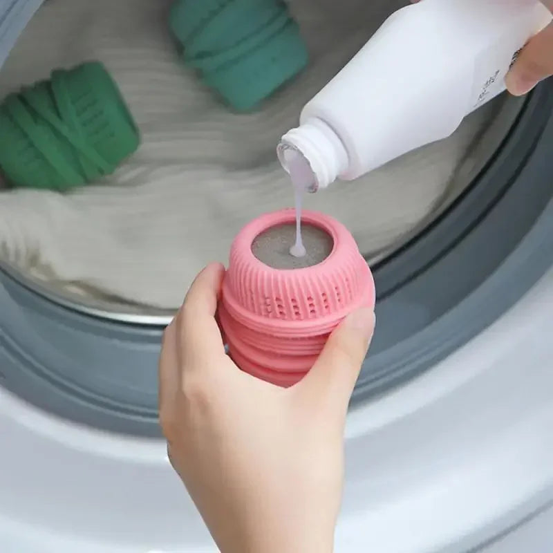 Silicone Laundry Ball Anti Entanglement Large Household Washing Machine Washing Ball TPE Clothing Washing and Cleaning Ball New Peaceful Pleasures Health and Wellness