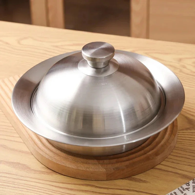 Hot Sale 304 stainless steel Pan with inner diameter 20-26cm flying saucer steamer tray steam grid plate steamer Steaming rack Peaceful Pleasures Health and Wellness