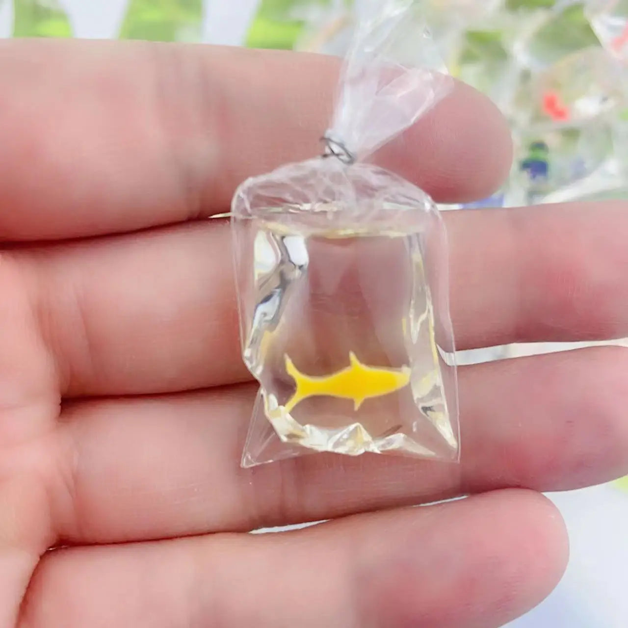1pcs Coral Fish Bag Resin Charms Ocean Transparent Small Fish in Water Bag Jewelry Pendant Jewelry Handmade DIY Material Decor Peaceful Pleasures Health and Wellness 1