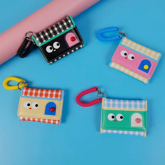 Women's Cartoon PU Leather Short Wallet – Card & Coin Holder Women's Short Wallet Oasis Select