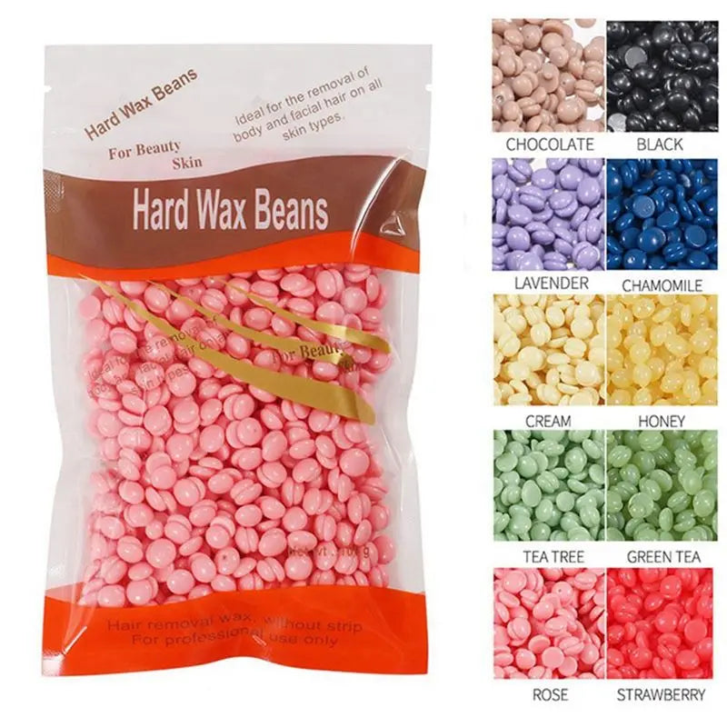 A36T-Waxing Wax Beans For Hair Removal Full Body Hot Film Hard Depilatory Wax Beads For Wax Heater Machine Durable Style 5 Peaceful Pleasures Health and Wellness