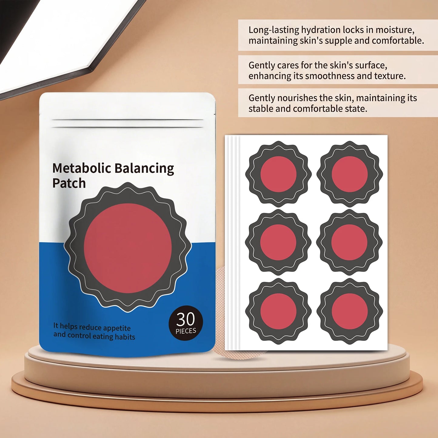 Vitamin E Body Care Patches – Nourishing Smoothing Skin Stickers