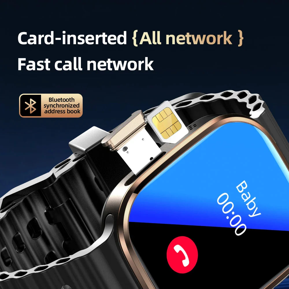 Zestbolt P2 2.29" AMOLED 4G Android 13 Smart Watch | 8MP Camera