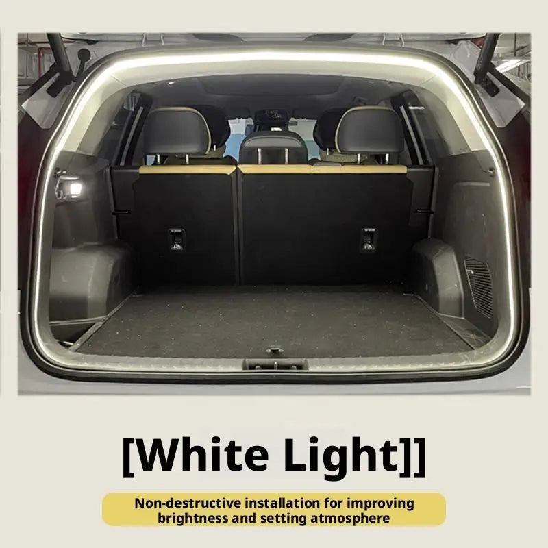 LED Trunk Light Bar Strip for Trucks – Flexible, Magnetic Trunk LED Light Strip Peaceful Pleasures Health and Wellness White 4M