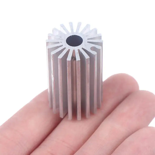 High Quality 20mm 1W 3W Silver Aluminum Profile Radiator High-power Aluminum Led Radiator Led Light Heatsink 30mm Height Peaceful Pleasures Health and Wellness